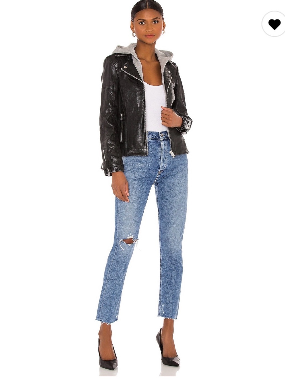 Lamarque Anna Black Leather Jacket
